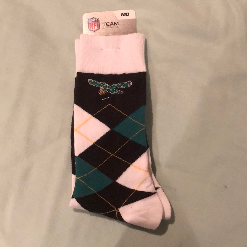 Men’s Philadelphia Eagles dress socks argyle